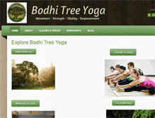 Tablet Screenshot of bodhitreeyoga.org